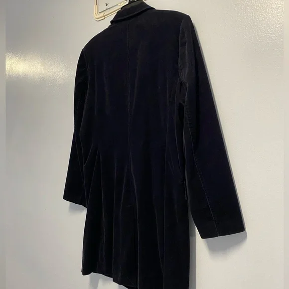 NWOT Tommy Hilfiger Women’s Stretch 
Cudrory Over Coat In Navy Blue Size 14. - Picture 2 of 8